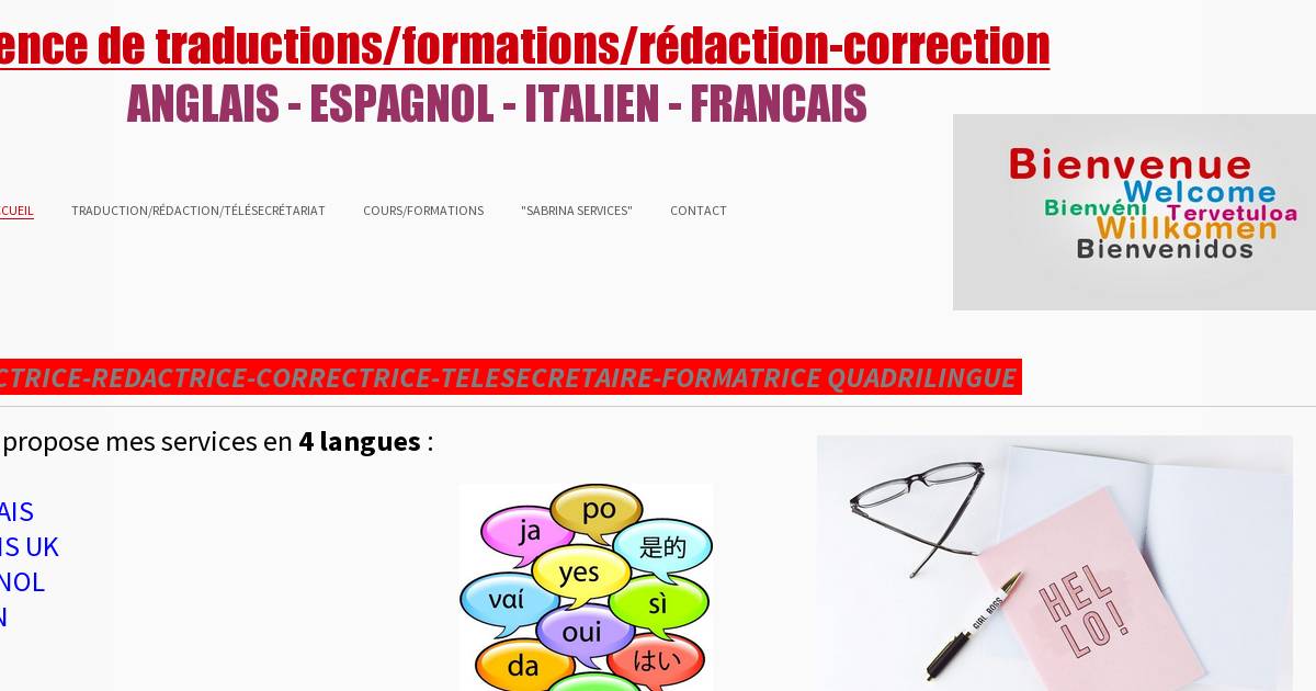 accueil  agence traductions  formations  r u00e9daction